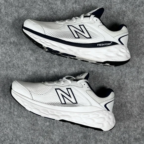 New Balance Mens Fresh Foam X 840v1 Sneakers US 12.5 2E Wide White EUC